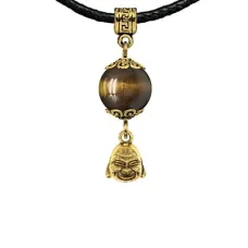 Амулет Бог богатства (изобилие и благополучие), тигровый глаз MKAG-31-0025