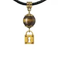 Амулет Замок (на счастье и любовь), тигровый глаз MKAG-31-2040