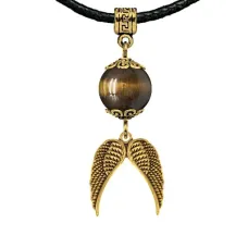 Амулет Крылья ангела (защита высших сил), тигровый глаз MKAG-31-2043