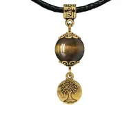 Амулет Дерево жизни (защита и развитие), тигровый глаз MKAG-31-S001