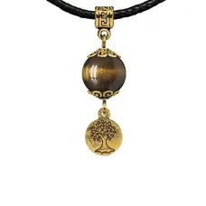 Амулет Дерево жизни (защита и развитие), тигровый глаз MKAG-31-S001