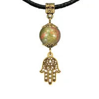 Амулет Хамса (от сглаза и зла), унакит MKAG-32-0001