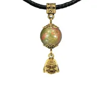 Амулет Бог богатства (изобилие и благополучие), унакит MKAG-32-0025