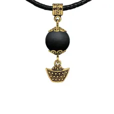 Амулет Золотой слиток (на богатство), шунгит MKAG-34-0058