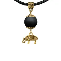 Амулет Слон (мудрость, сила, долголетие), шунгит MKAG-34-0062