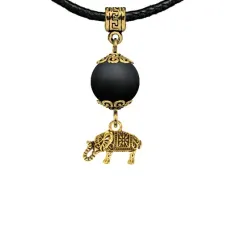 Амулет Слон (мудрость, сила, долголетие), шунгит MKAG-34-0062