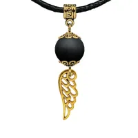 Амулет Крыло ангела (защита высших сил), шунгит MKAG-34-2039