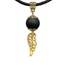 Амулет Крыло ангела (защита высших сил), шунгит MKAG-34-2039