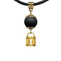 Амулет Замок (на счастье и любовь), шунгит MKAG-34-2040