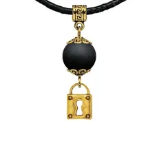 Амулет Замок (на счастье и любовь), шунгит MKAG-34-2040