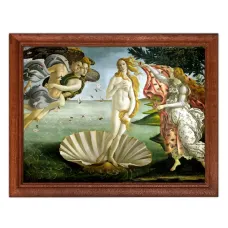 Постер в рамке 22х17см Сандро Боттичелли - Рождение Венеры (ок.1485) POSG-0156