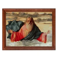 Постер в рамке 22х17см Джованни Беллини - Бог Отец (1505) POSG-0165