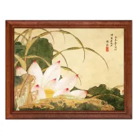 Постер в рамке 22х17см Xie Sun - Лотос POSG-0171