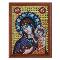 Постер в рамке 17х22см Мозаика Казанского собора POSV-0109