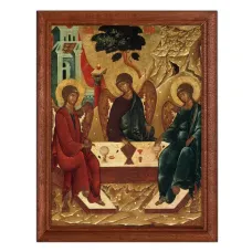 Постер в рамке 17х22см Троица Ветхозаветная POSV-0117