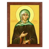 Постер в рамке 17х22см Св.блж. Ксения Петербургская POSV-0120