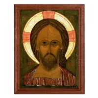 Постер в рамке 17х22см Господь Вседержитель (XVI век) POSV-0131