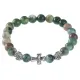 Браслет Спаси и сохрани с нат.камнем Яшма BSV1-25
