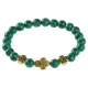 Браслет Спаси и сохрани с синт. камнем Малахит BSV2-12