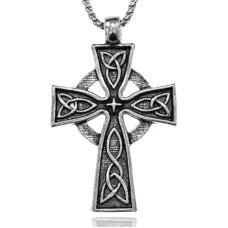 Амулет Крест на цепочке, 5х4см AC109