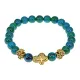 Браслет Спаси и сохрани с синт. камнем Хризоколла BSV2-21