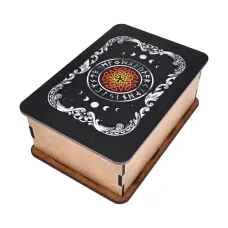 Шкатулка для гадальных карт Кельтская пентаграмма, 12х9х5см SHK001-005
