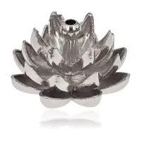 Подставка для благовоний Лотос, цвет серебряный PBK009-S