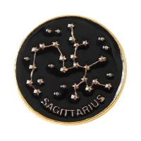 Значок Знаки Зодиака Стрелец, d.2,5см ZN104-02