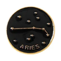 Значок Знаки Зодиака Овен, d.2,5см ZN104-06