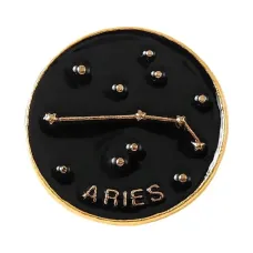Значок Знаки Зодиака Овен, d.2,5см ZN104-06