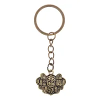 Брелок Замок долголетия, 8х2,5см AD-BK-059