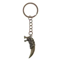 Брелок Клык волка, 10х2,5см AD-BK-062