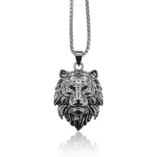 Амулет Лев на цепочке, 3,5х3см AC142