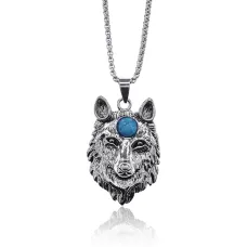 Амулет Волк на цепочке, 4,5х3см AC144