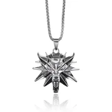 Амулет Волк на цепочке, 3,5х4см AC149