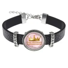 Кожаный браслет Самая обаятельная и привлекательная BSK2-0403