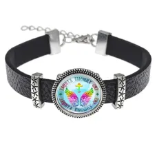 Кожаный браслет Защита высших сил BSK2-0405