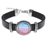 Кожаный браслет Любимой мамочке BSK2-0427