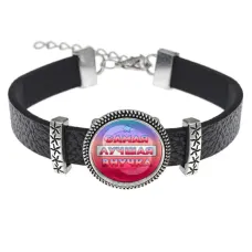 Кожаный браслет Самая лучшая внучка BSK2-0444