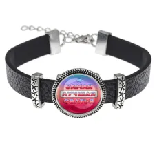 Кожаный браслет Самая лучшая сватья BSK2-0448