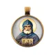Кулон Александр Свирский, преподобный ALE356