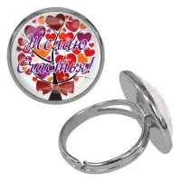 Безразмерное кольцо Желаю счастья! KLF-0415