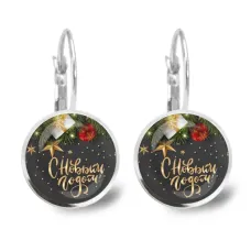 Серьги С Новым годом SEAP-0491