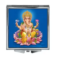 Складное зеркало квадратное Ганеша ZER2-0058