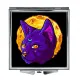 Складное зеркало квадратное Лунный кот ZER2-0103