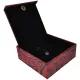 Коробка для браслета 10х10см, цвет красный BOX011-3