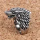 Кольцо Волк, размер 8 (18мм), цвет серебряный KL024-8