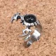 Кольцо Скорпион, размер 9 (19мм), цвет серебр. KL029-9