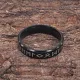 Руническое кольцо, цвет чёрный, размер 12 KL166-B-12