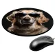 Коврик для мыши Собака в очках, d.20см KM0472